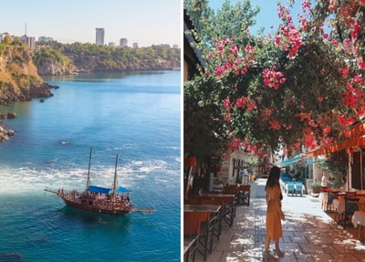 Wycieczka po mieście Antalya z wycieczką łodzią i wodospadami